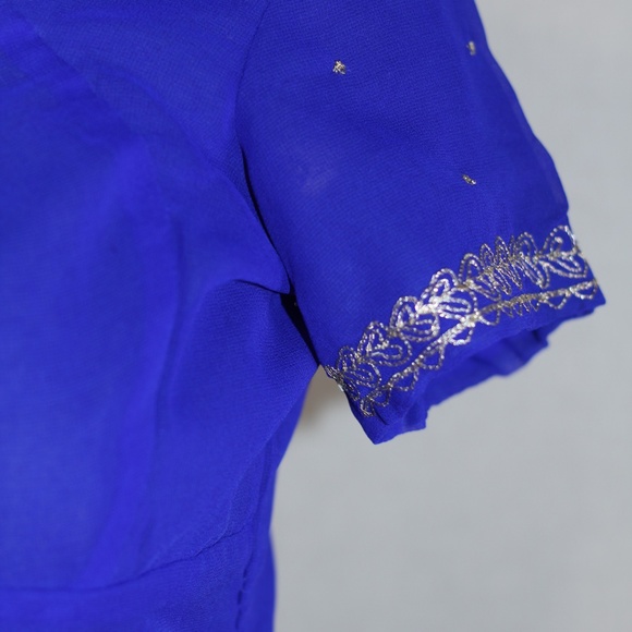 Blue Crop Top - Picture 4 of 12